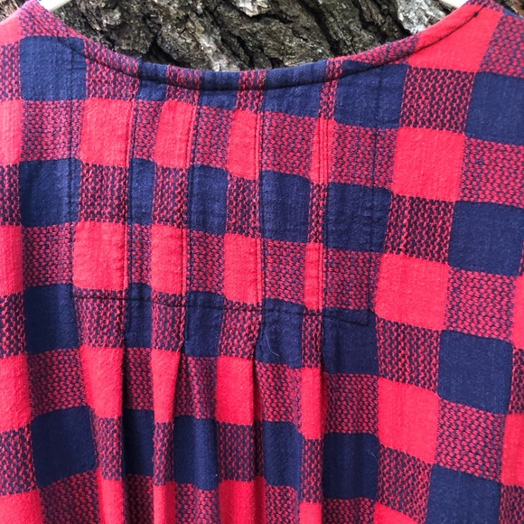 Ace & Jig Tunic or Mini Dress size Medium Red and Blue - Picture 8 of 12